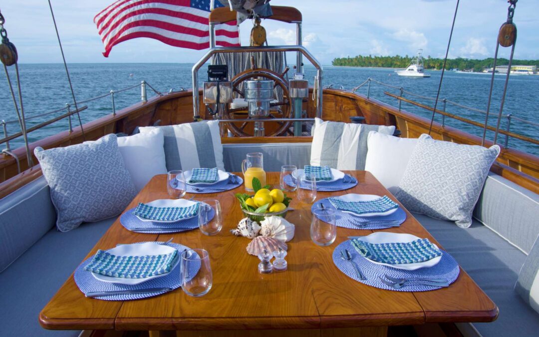 Planning the Meals for Your Time Aboard a Luxury Yacht Charter