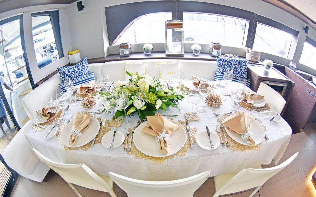 Choosing Your Meals While Onboard a Luxury Yacht Charter